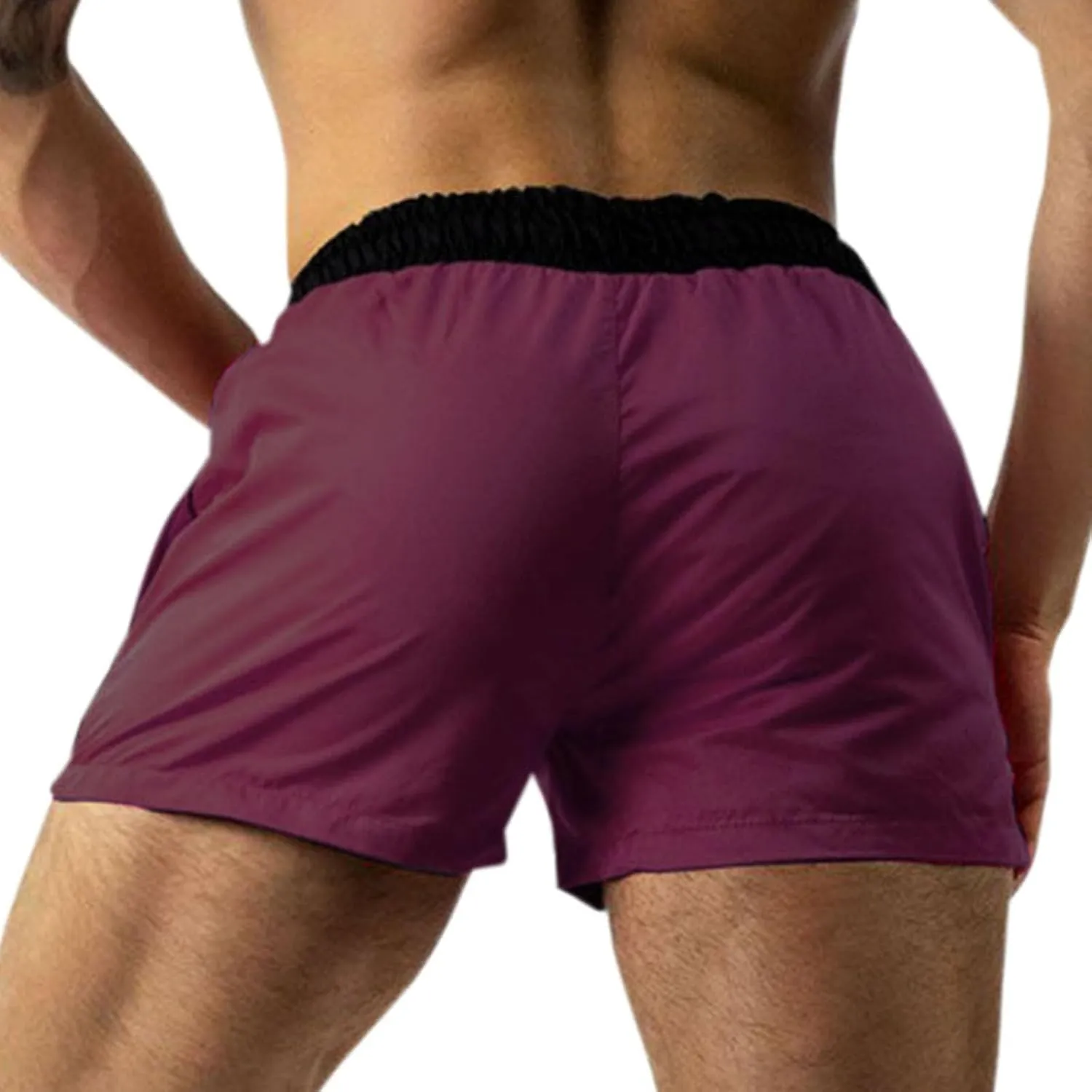 Men's Athletic Gym Shorts 5 Inch Quick Dry Drawstring Elastic Waist Stretch Workout Sports Running Shorts