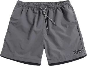 Mens Athletic Gym Shorts Quick Dry Shorts Elastic Waist Drawstring Shorts Workout Running Hiking Short-Pant Gym Short