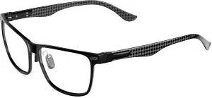 Mens Carbon Fiber Blue Light Blocking Glasses Reduce Eyestrain Glasses Filter UV Light Computer Glasses with Clear Lens