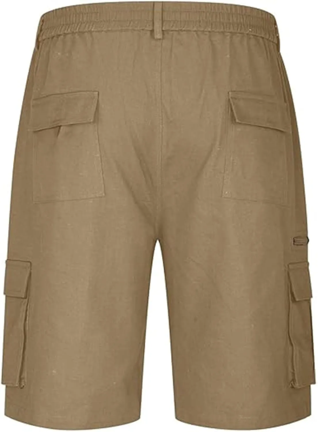 Mens Cargo Shorts Drawstring Elastic Waist Pants Stretch Lightweight Work Shorts 2025 Casual Summer Hiking Pants