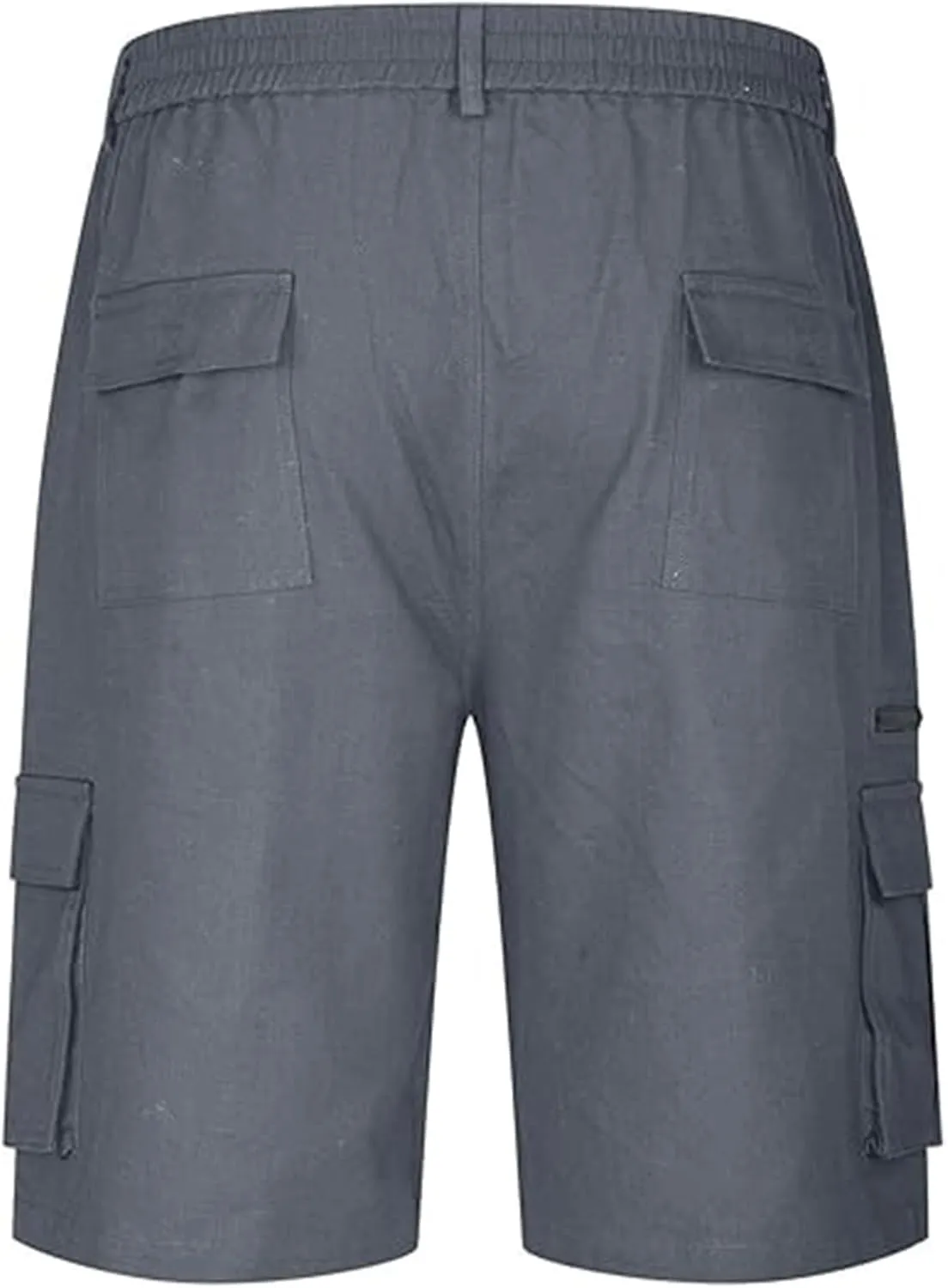 Mens Cargo Shorts Drawstring Elastic Waist Pants Stretch Lightweight Work Shorts 2025 Casual Summer Hiking Pants