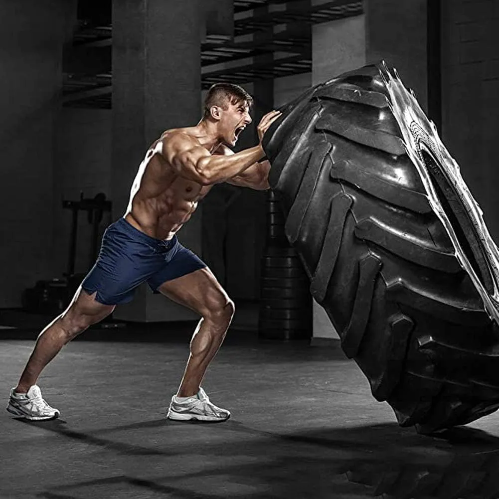 Men's Gym Workout Shorts, 3" Bodybuilding Running Shorts, 3 inch Athletic Gym Shorts with Zipper Pockets