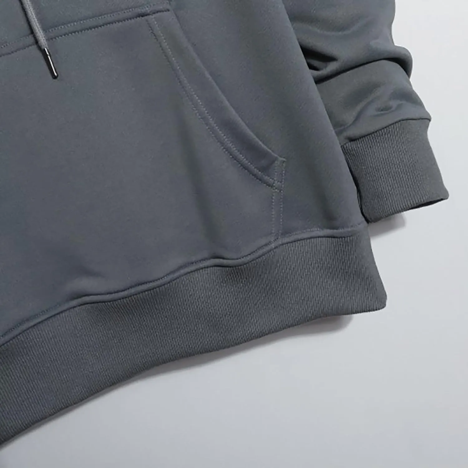 Men's Letter Print Long Sleeve Sweatshirt Athletic Performance Lightweight Hoodie for Men Casual Pullover Tops