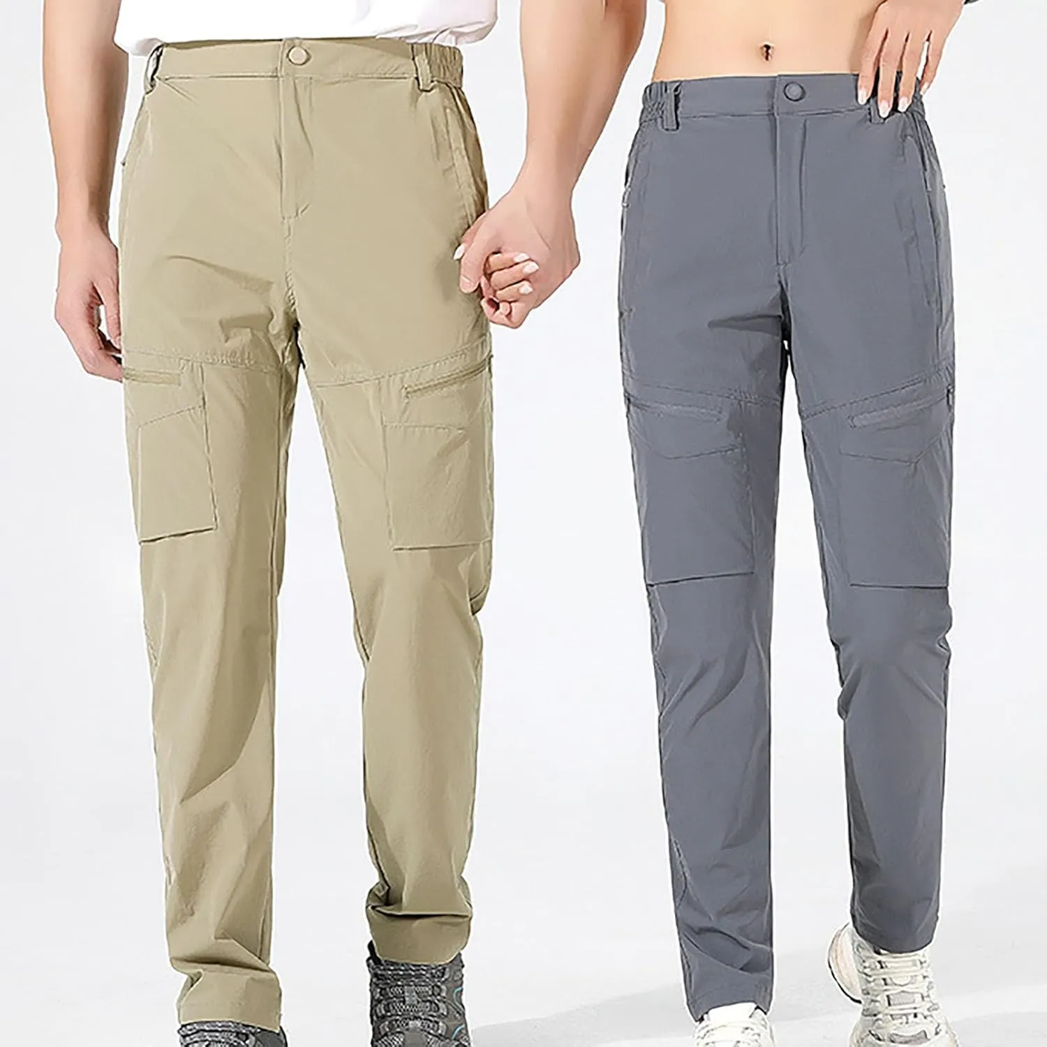 Mens Lightweight Hiking Pants Relaxed Fit Outdoor Waterproof Quick Dry Travel Pants for Men Classic Tactical Pants