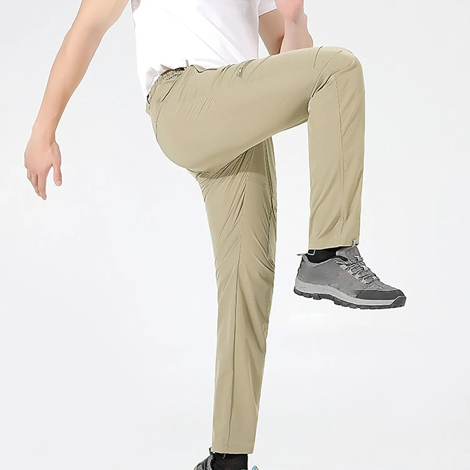 Mens Lightweight Hiking Pants Relaxed Fit Outdoor Waterproof Quick Dry Travel Pants for Men Classic Tactical Pants