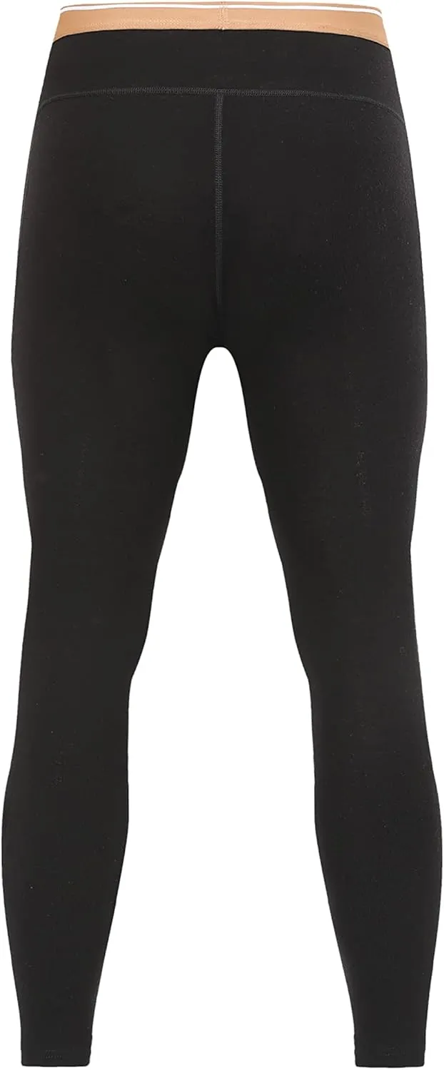 Men's Merino Wool Hunting Base Layer Bottom Thermal Underwear Pants