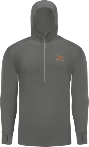 Men's Merino Wool Hunting Hoodie Base Layer Sweatshirt