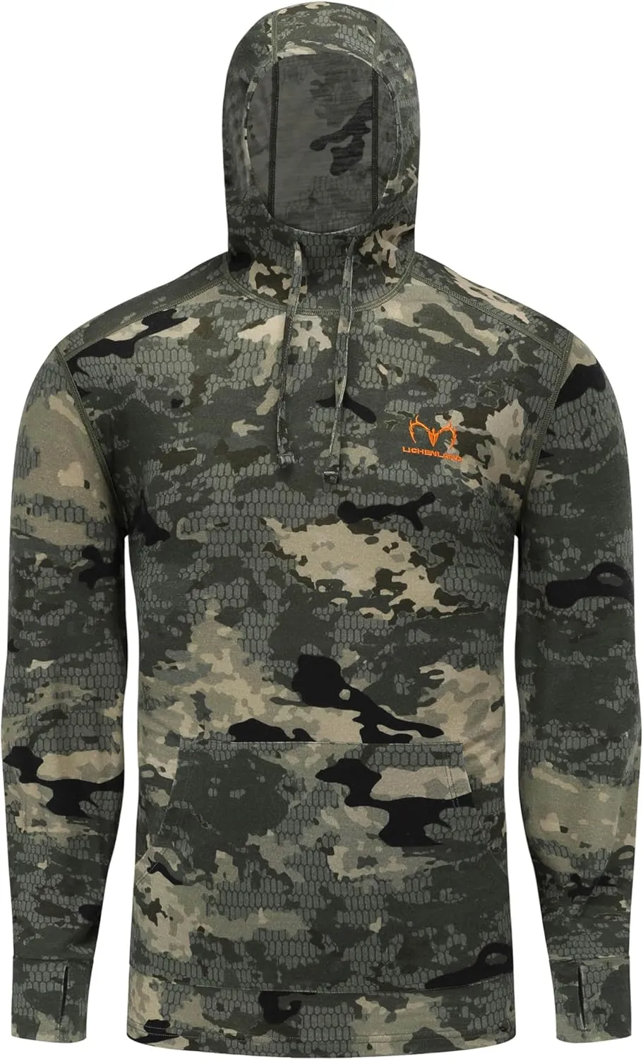 Men's Merino Wool Hunting Hoodie Base Layer Sweatshirt