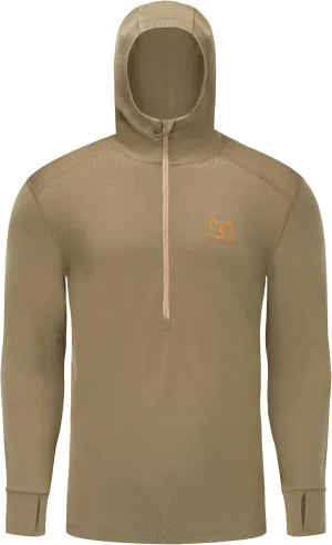 Men's Merino Wool Hunting Hoodie Base Layer Sweatshirt
