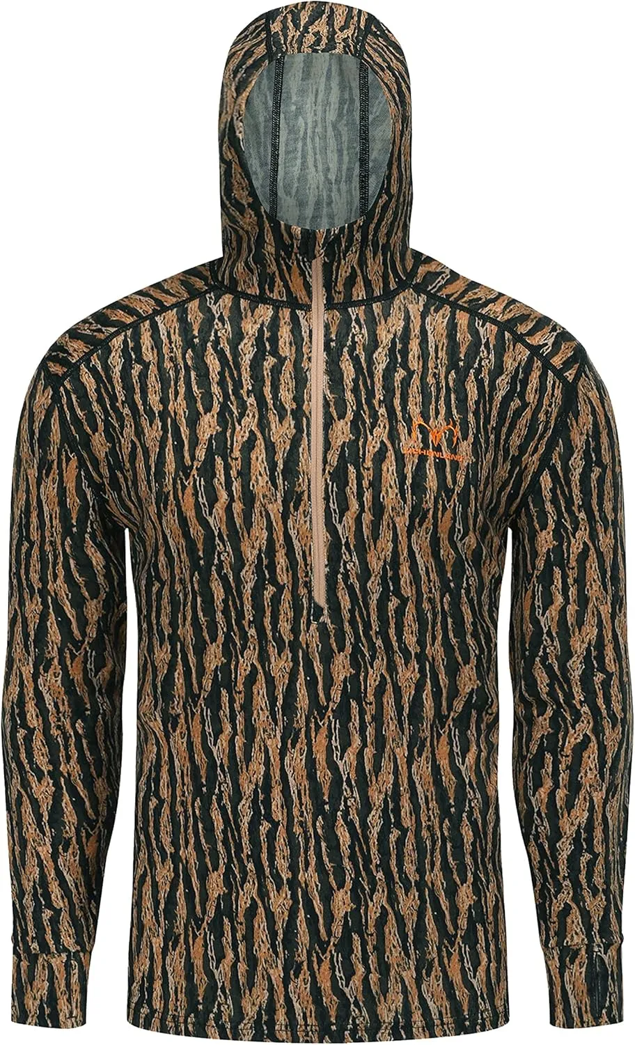 Men's Merino Wool Hunting Hoodie Base Layer Sweatshirt