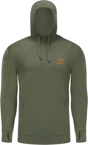 Men's Merino Wool Hunting Hoodie Base Layer Sweatshirt