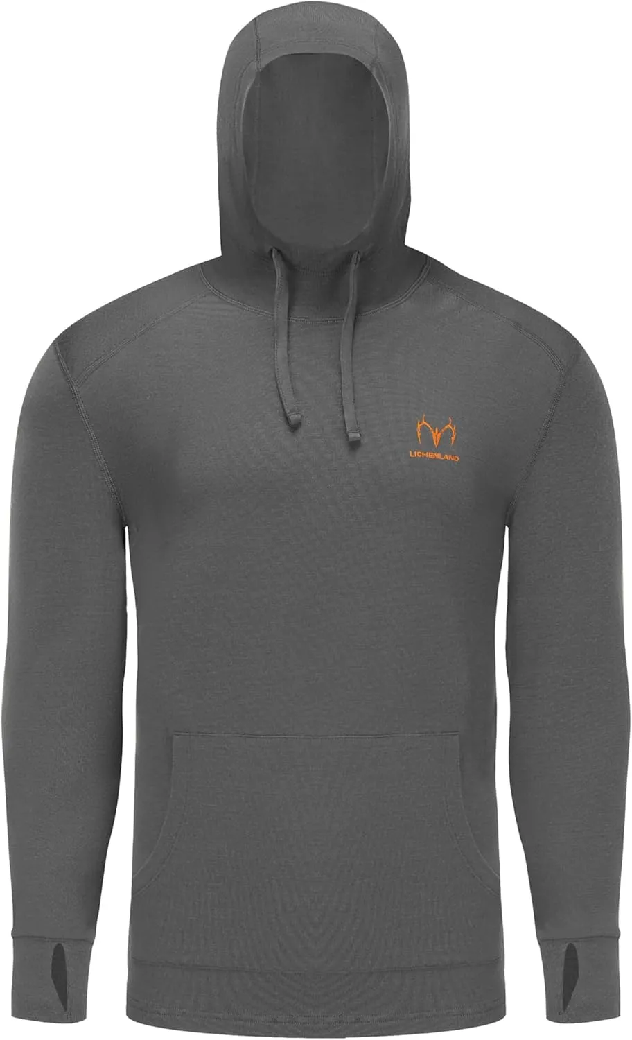 Men's Merino Wool Hunting Hoodie Base Layer Sweatshirt