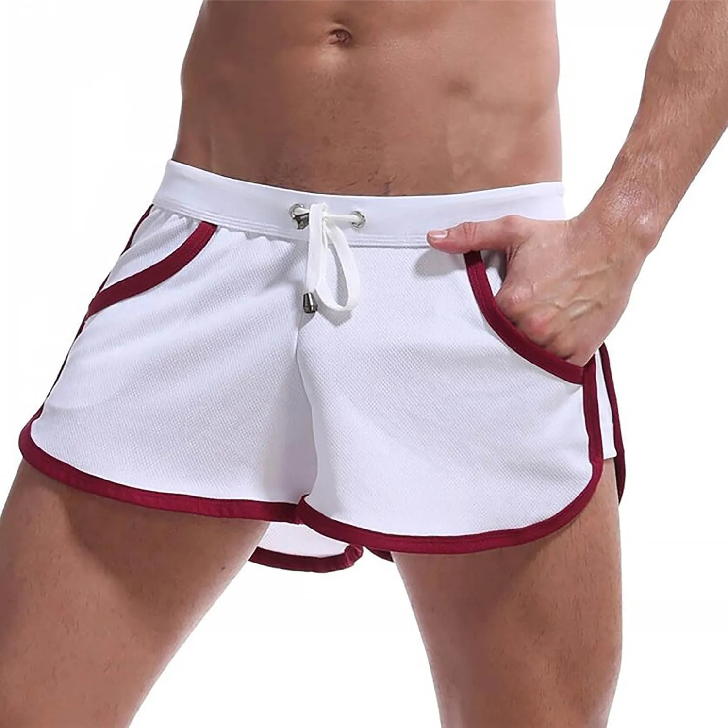 Men's Running Shorts 3 Inch Quick Dry Breathable with Pocket Adjustable Elastic Lace-Up Gym Gym Shorts Pack 2025