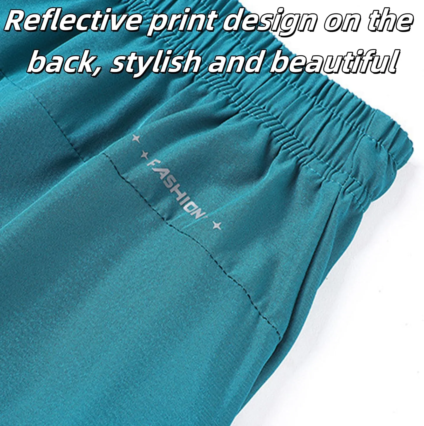 Men's Running Shorts 5 Inch Quick Dry Breathable with Pocket, Adjustable Elastic Lace-Up Gym Gym Shorts