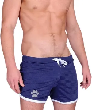 Men's Running Shorts Breathing Athletic Gym Mesh Shorts for Men Breathable Dog Paw Print Gym Workout Shorts