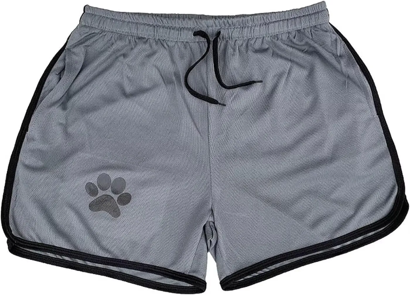 Men's Running Shorts Breathing Athletic Gym Mesh Shorts for Men Breathable Dog Paw Print Gym Workout Shorts
