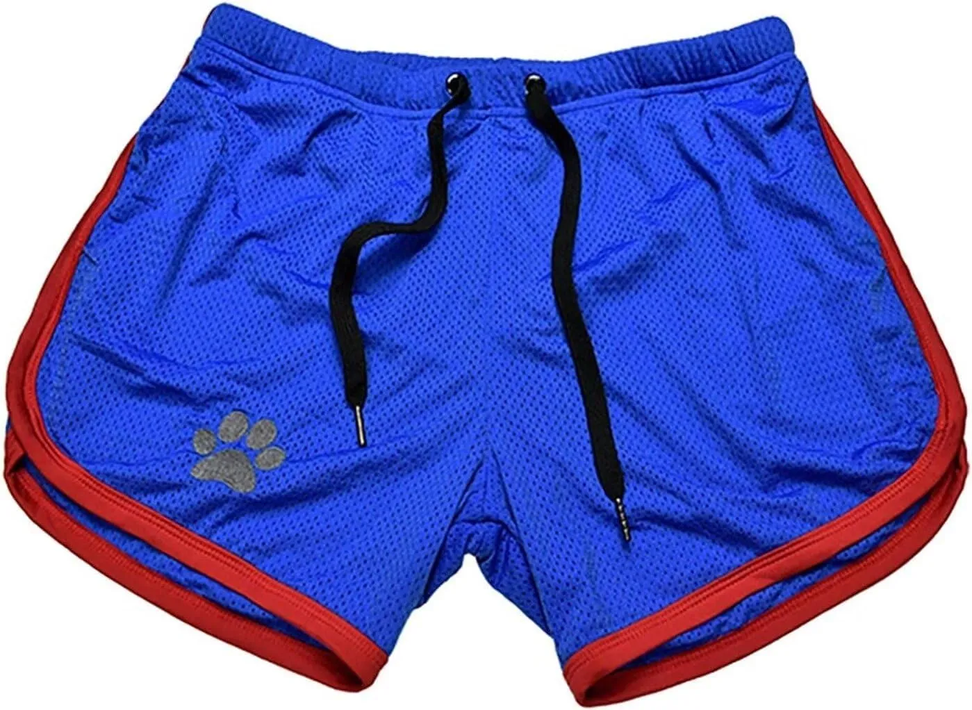 Men's Running Shorts Breathing Athletic Gym Mesh Shorts for Men Breathable Dog Paw Print Gym Workout Shorts