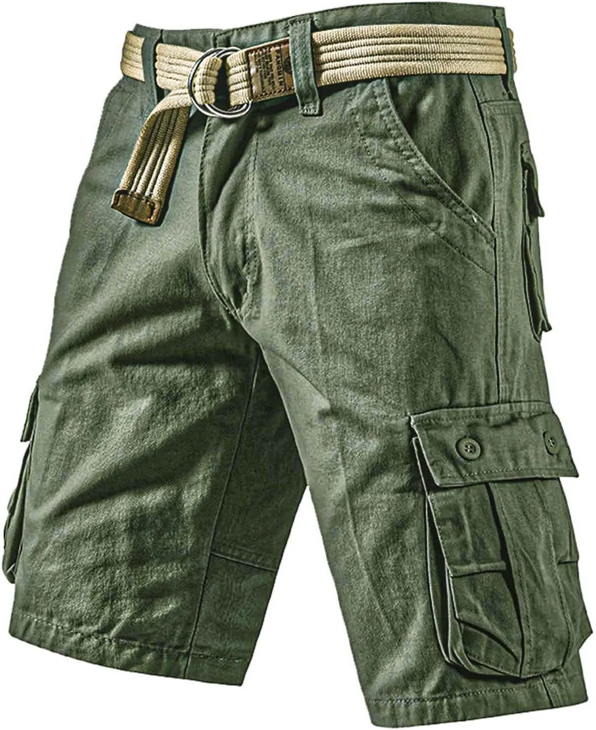 Men's Summer Casual Twill Cargo Shorts Jacquard Breathable Outdoor Bermuda Shorts Bodybuilding Training Short Pants Size 38