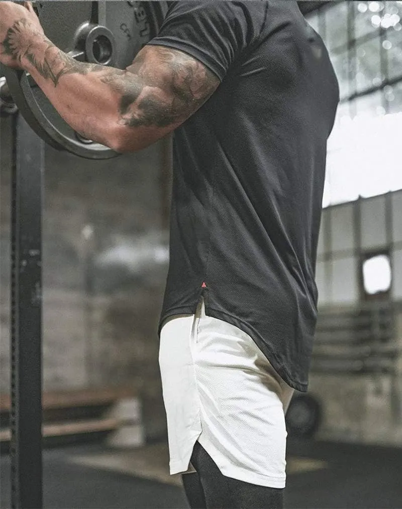 Mens Workout Athletic Shorts 7 inch Quick Dry Gym Shorts Hiking Shorts Men Lightweight Sports Gym Shorts Running