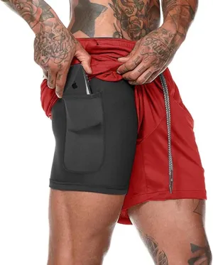 Mens Workout Athletic Shorts 7 inch Quick Dry Gym Shorts Hiking Shorts Men Lightweight Sports Gym Shorts Running