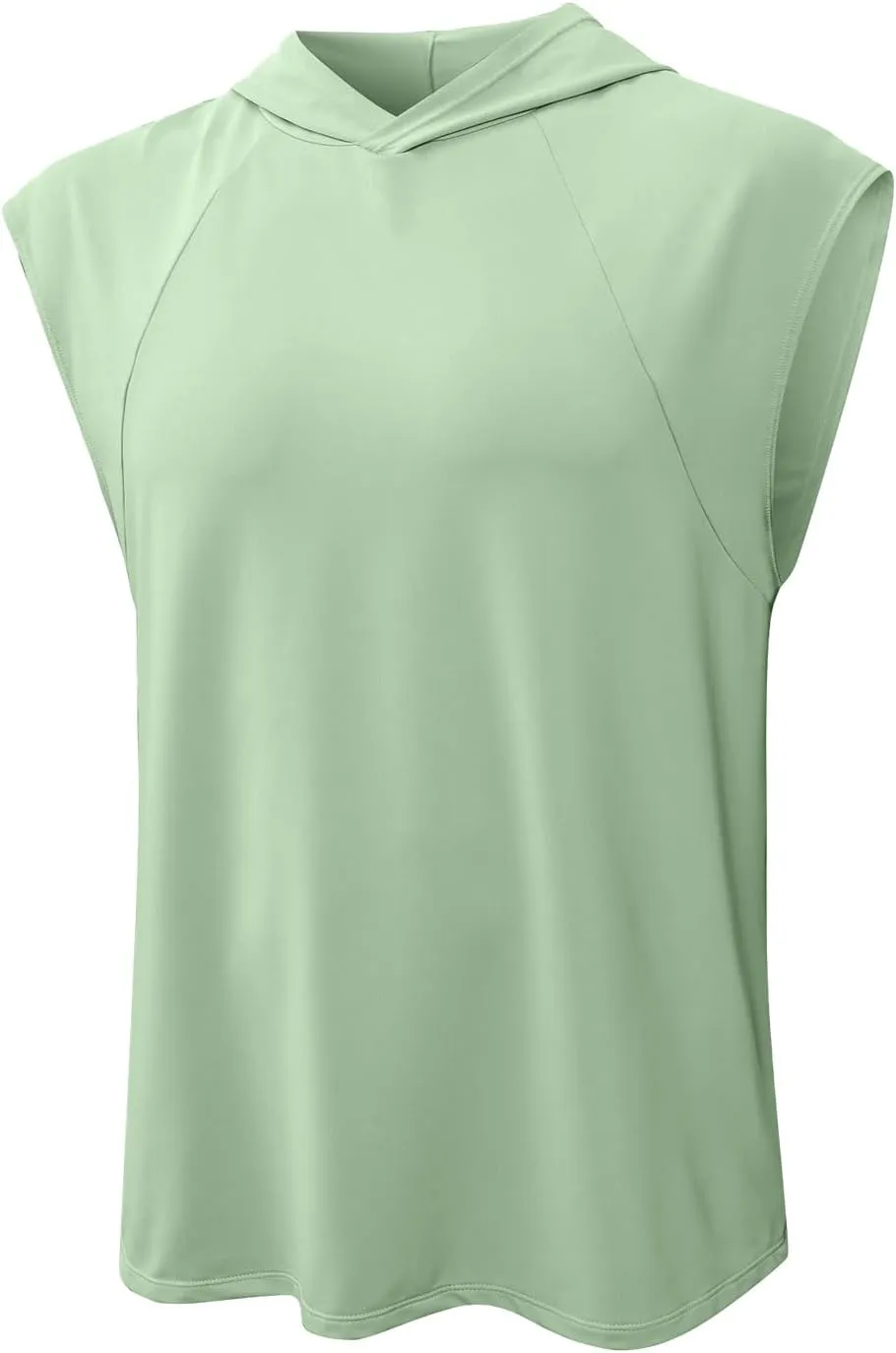 Mens Workout Tank Tops Gym Fitness Sleeveless Hoodies Muscle Fit Cut Off Hooded Shirts Summer Quick Dry Thin Shirts