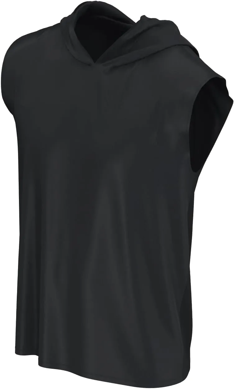 MVP Men's Dyfit Workout Hooded Tank Tops Bodybuilding Muscle Cut Off T Shirt Sleeveless Gym Hoodies
