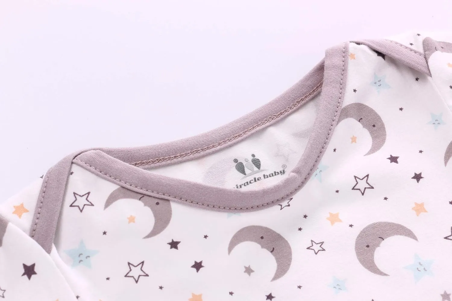 Newborn Knotted Nightgown Long Sleeve with Matching Hat Set 3 Pack, Cotton Baby Sleeper Gowns Sleeping Bags Home Outfits Set with Mitten Cuffs for Boys Girls (Balloon   Rainbow   Bear, 6-12 Months)