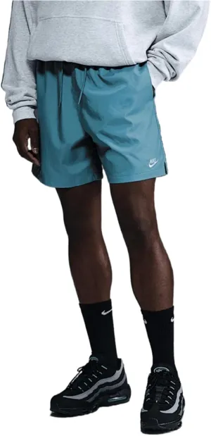 Nike Club Men's Woven Flow Shorts (FN3307-464, Denim Turquoise/White)