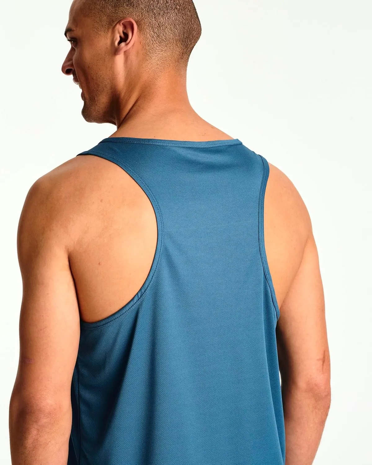 Real Essentials 5 Pack: Men's Mesh Y-Back Muscle Tank Top - Gym Workout & Bodybuilding Fitness (Available in Big & Tall)