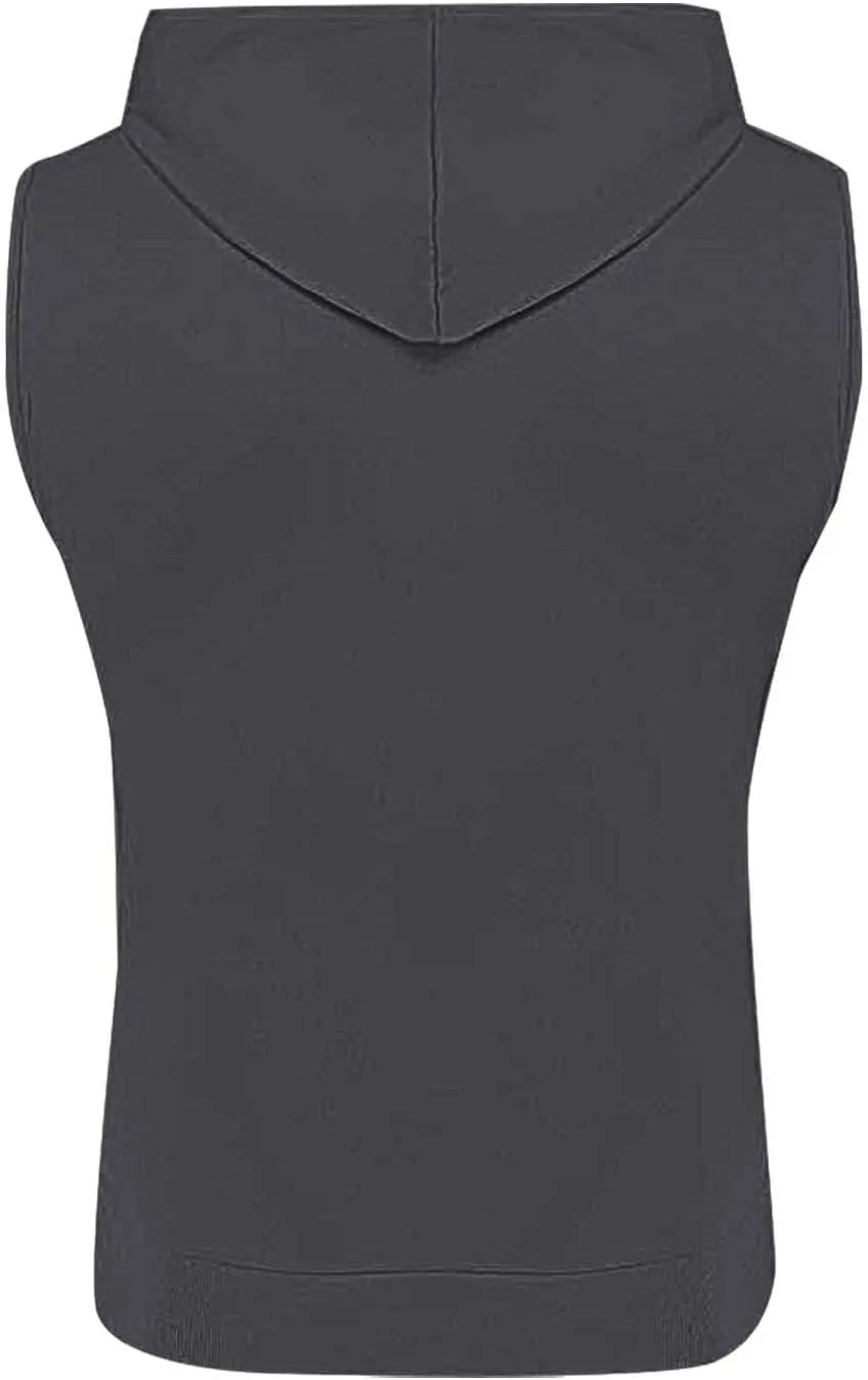Sleeveless Hoodies for Men Hooded Tank Top Men Sun Palm Tree Summer Tops Muscle Shirts Gym Athletic Shirt Graphic Tee