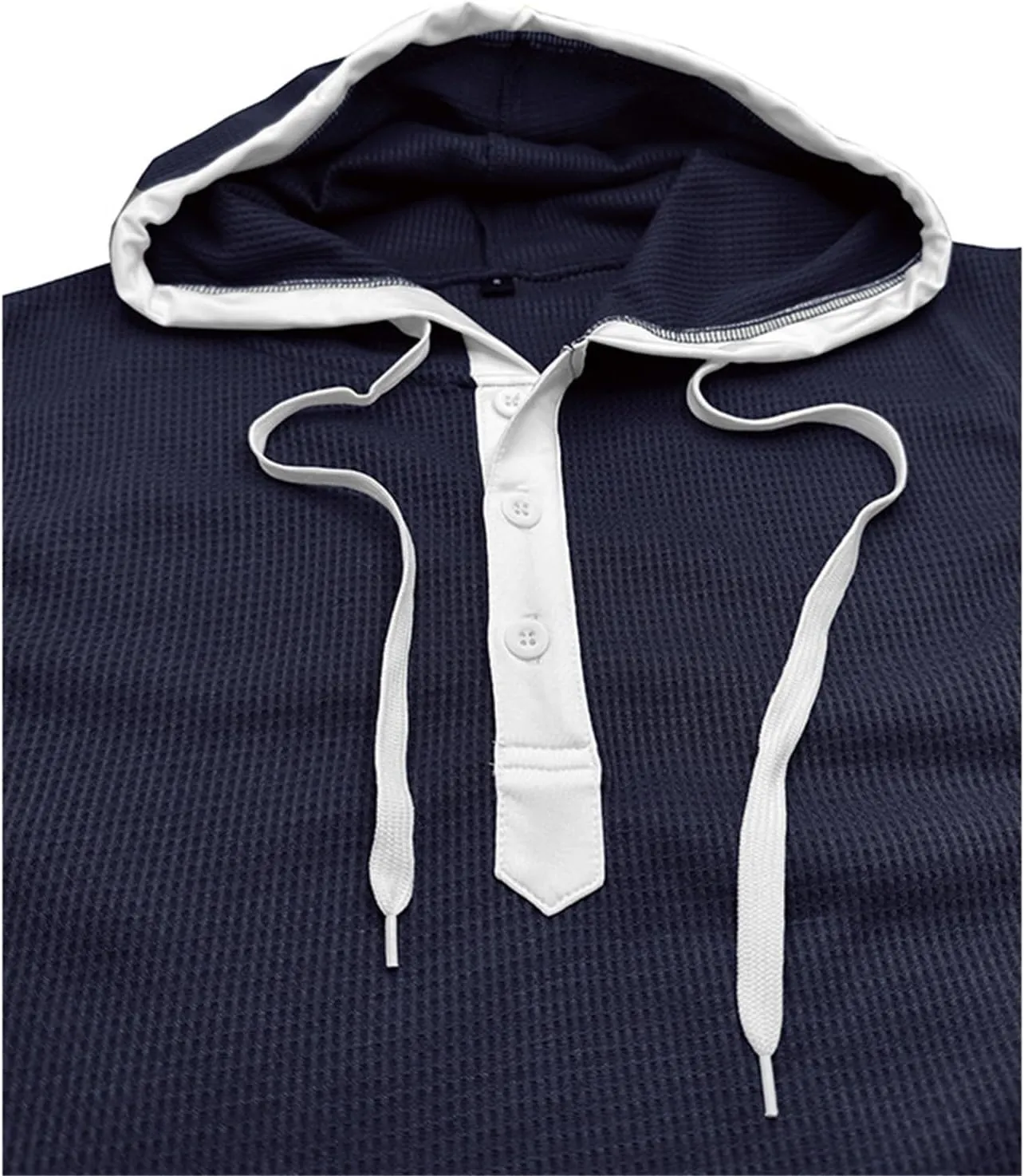 Sleeveless Hoodies for Men Waffle Tank Tops Hoodie Summer Muscle Gym Shirts Bodybuilding Casual Beach Hippie T Shirt