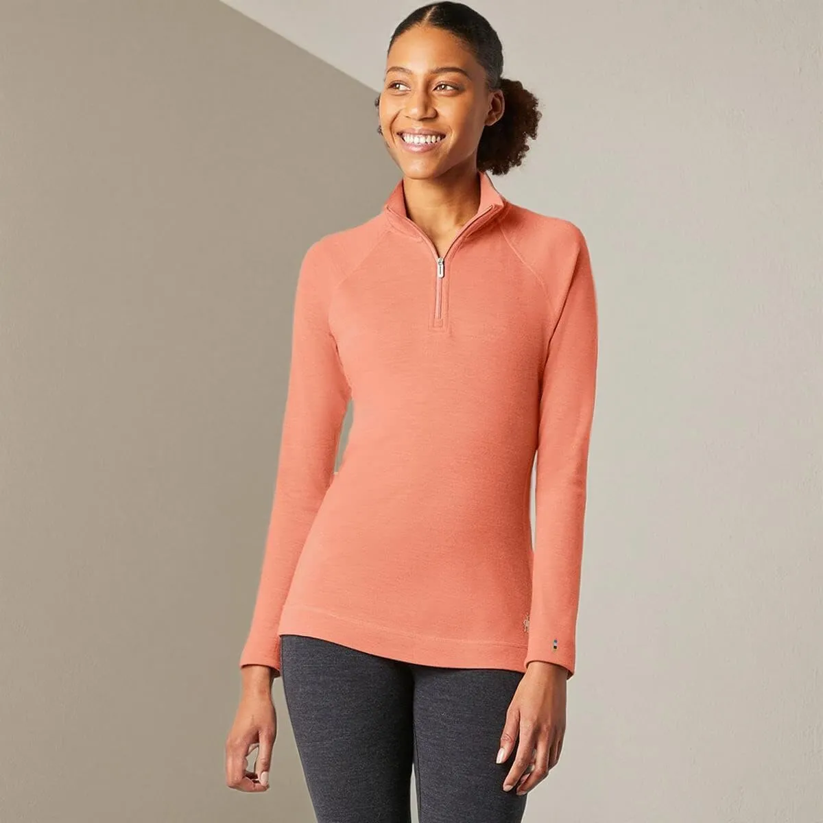 Smartwool Women’s Base Layer Top - Merino 250 Wool Active 1/4 Zip Outerwear