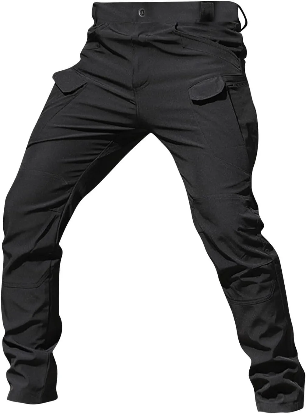 Tactical Cargo Pants for Men Water Resistant Lightweight Hiking Pants Outdoor Relax Fit Flex Work Pants Multi Pockets