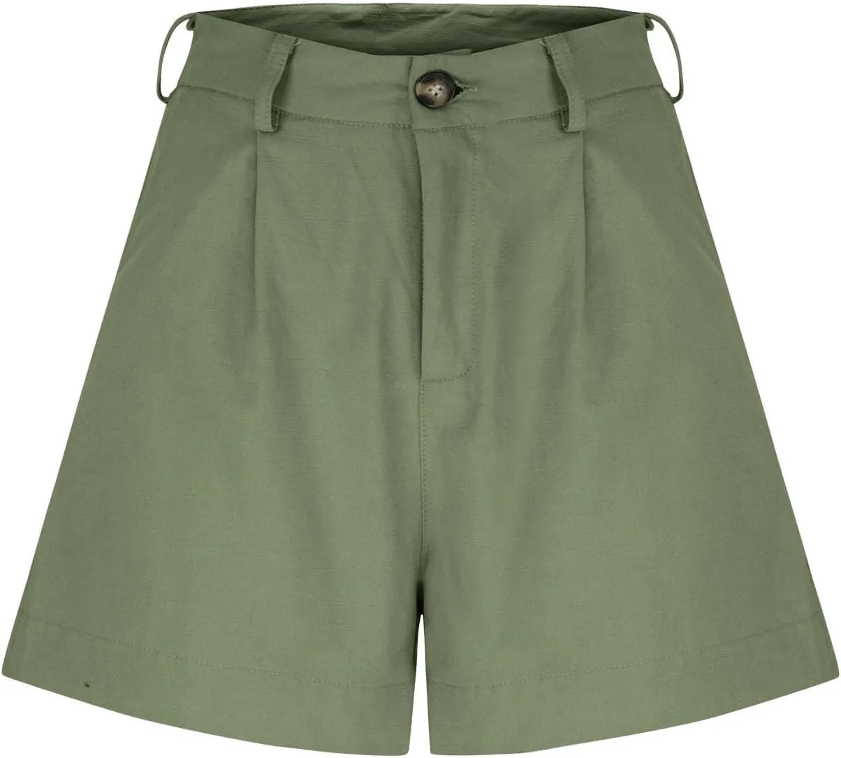 Women Linen Shorts Summer Casual Work Out Shorts High Waisted Bermuda Shorts Dressy Wide Leg Shorts with Pockets