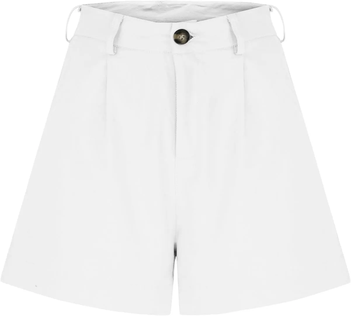 Women Linen Shorts Summer Casual Work Out Shorts High Waisted Bermuda Shorts Dressy Wide Leg Shorts with Pockets