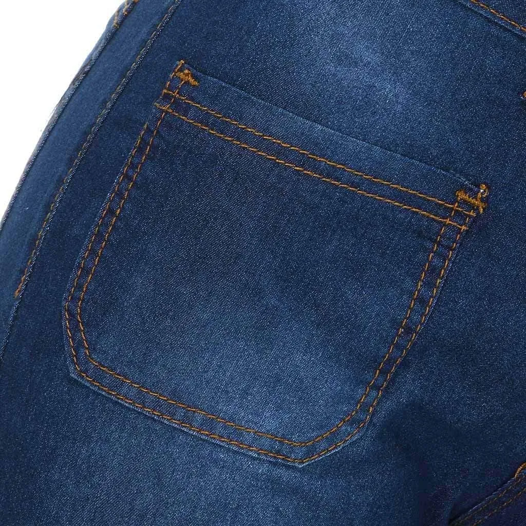 Women's Flare Bell Bottom High Waist Jeans Vintage Stretch Bootcut Denim Trouser with Pockets
