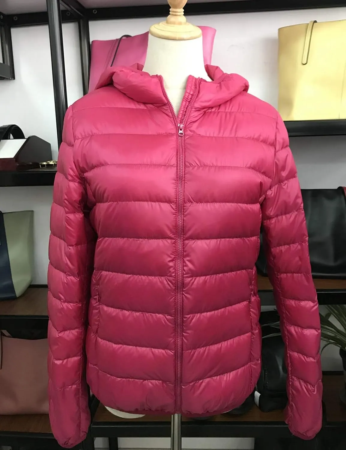 Women's Light Weight Down Jacket with Hood