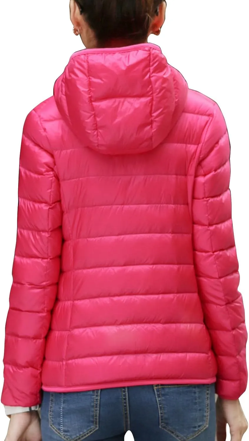 Women's Light Weight Down Jacket with Hood