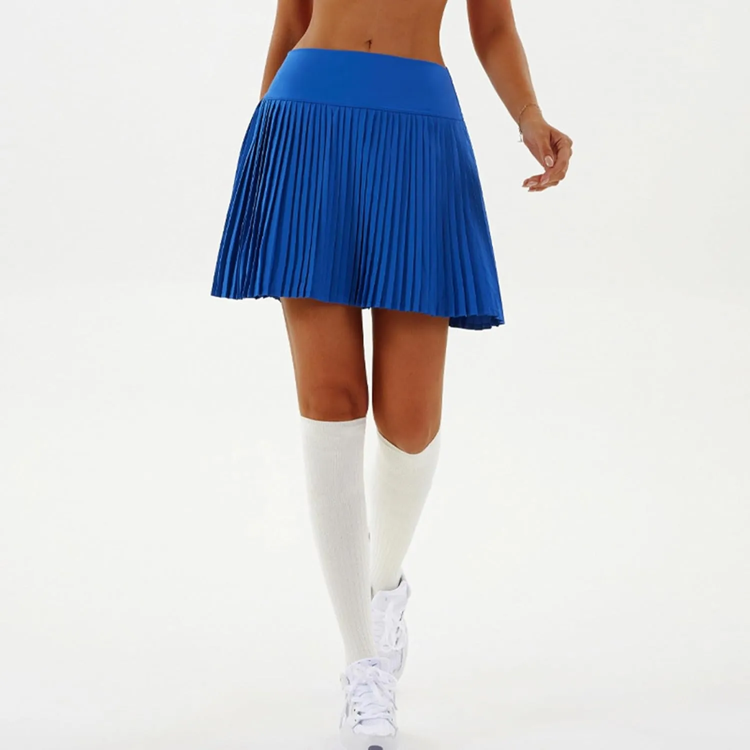 Womens Tennis High Waist Mini Skirt with Pockets Pleated Running Athletic Golf Skorts Lightweight Trendy Skirts