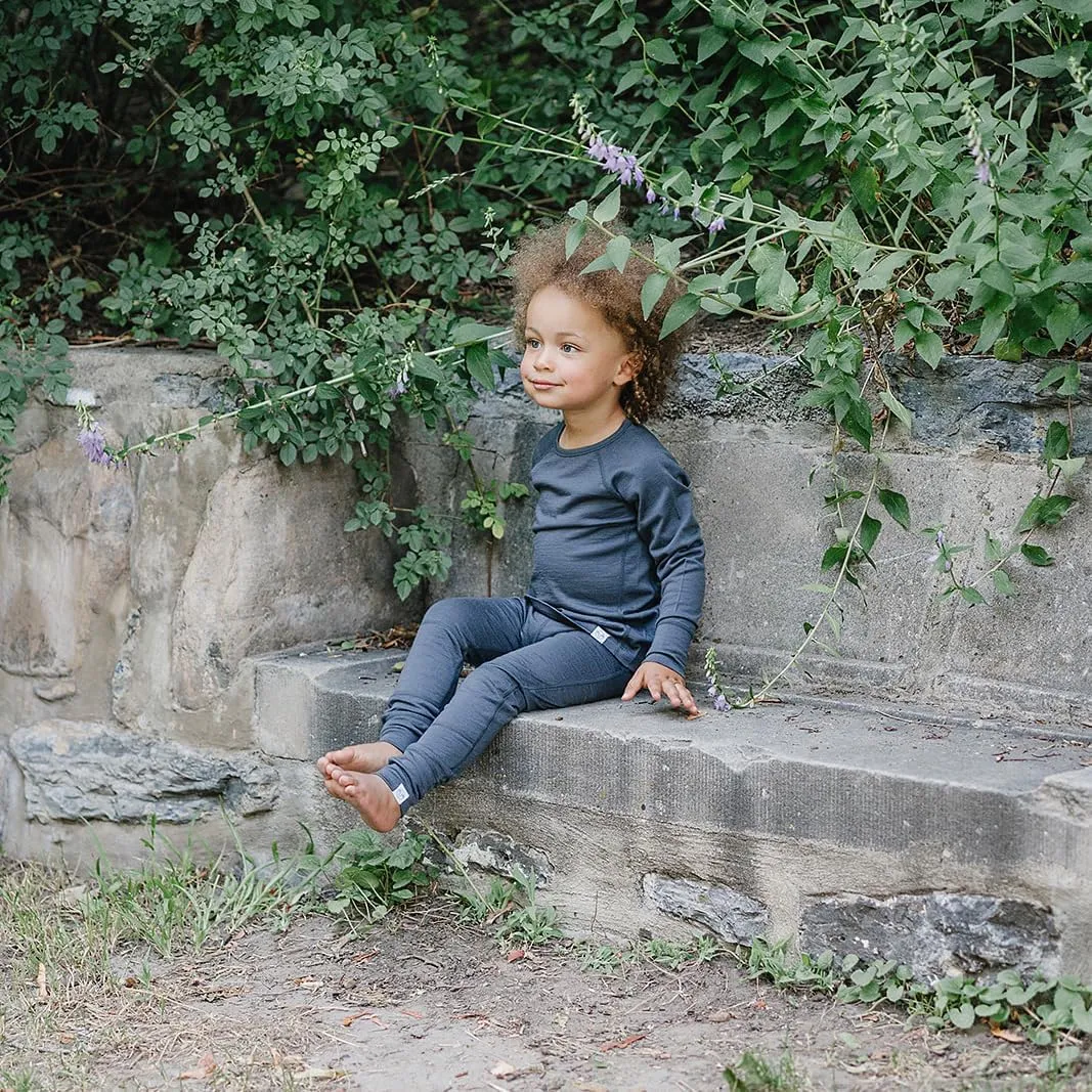 Woolino Merino Wool Base Layer for Kids - Super Soft Kids Leggings - All Natural Base Layer Bottoms