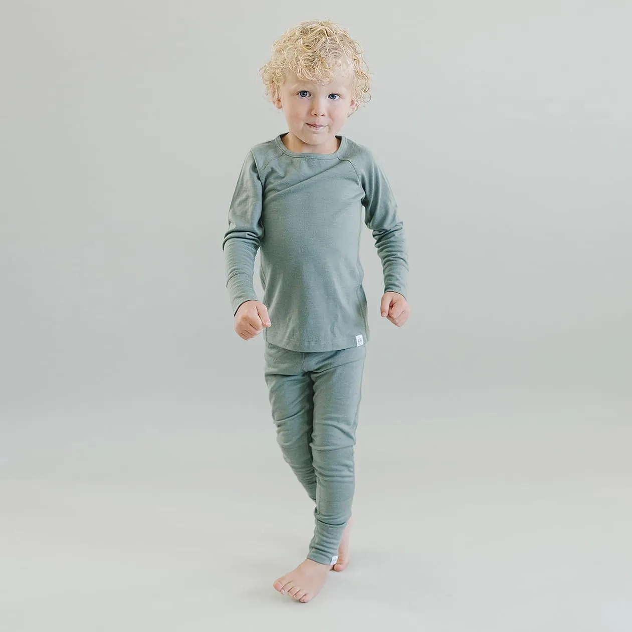 Woolino Merino Wool Base Layer for Kids - Super Soft Kids Leggings - All Natural Base Layer Bottoms