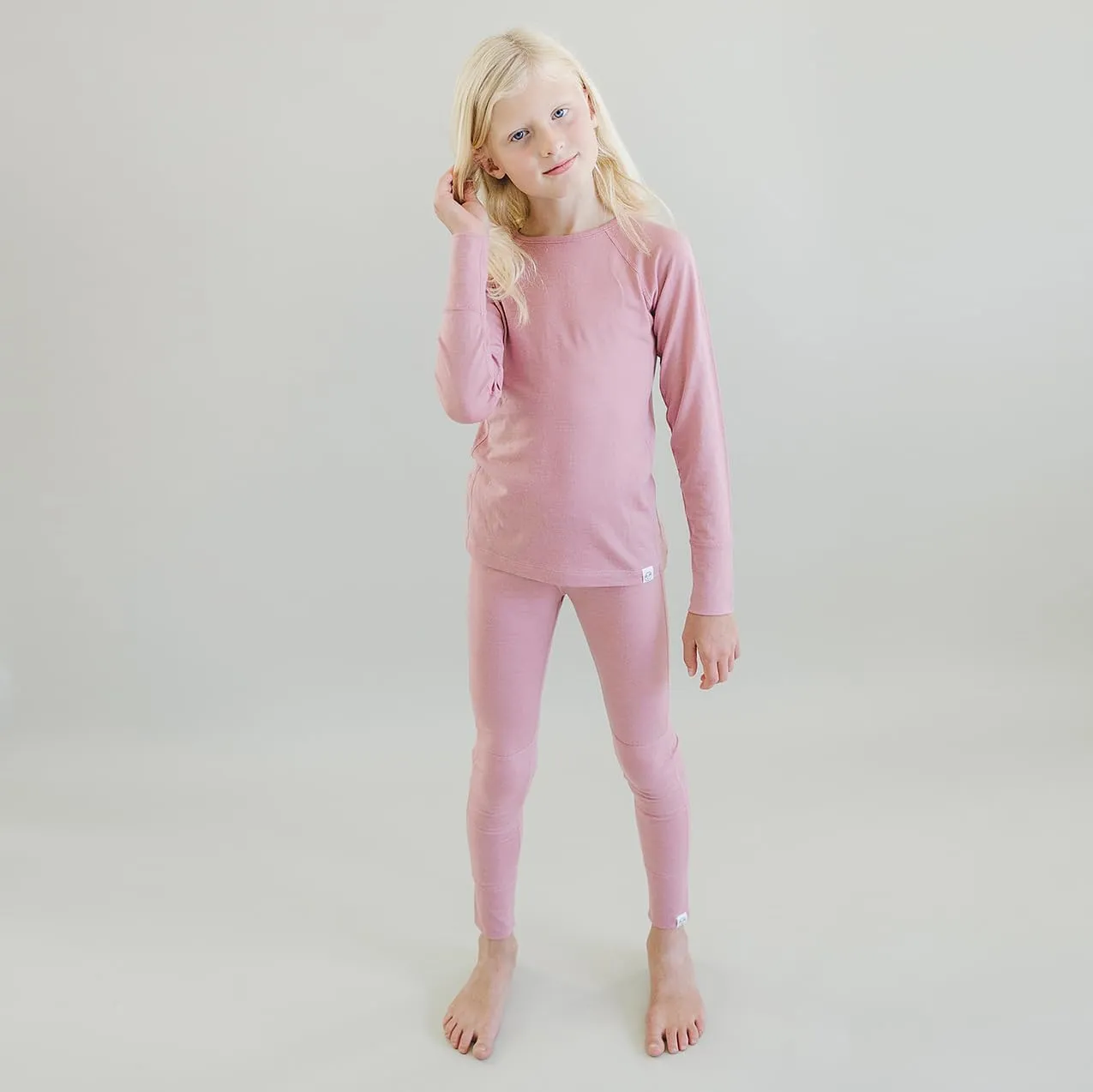 Woolino Merino Wool Base Layer for Kids - Super Soft Kids Leggings - All Natural Base Layer Bottoms