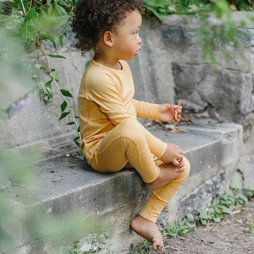 Woolino Merino Wool Base Layer for Kids - Super Soft Kids Leggings - All Natural Base Layer Bottoms