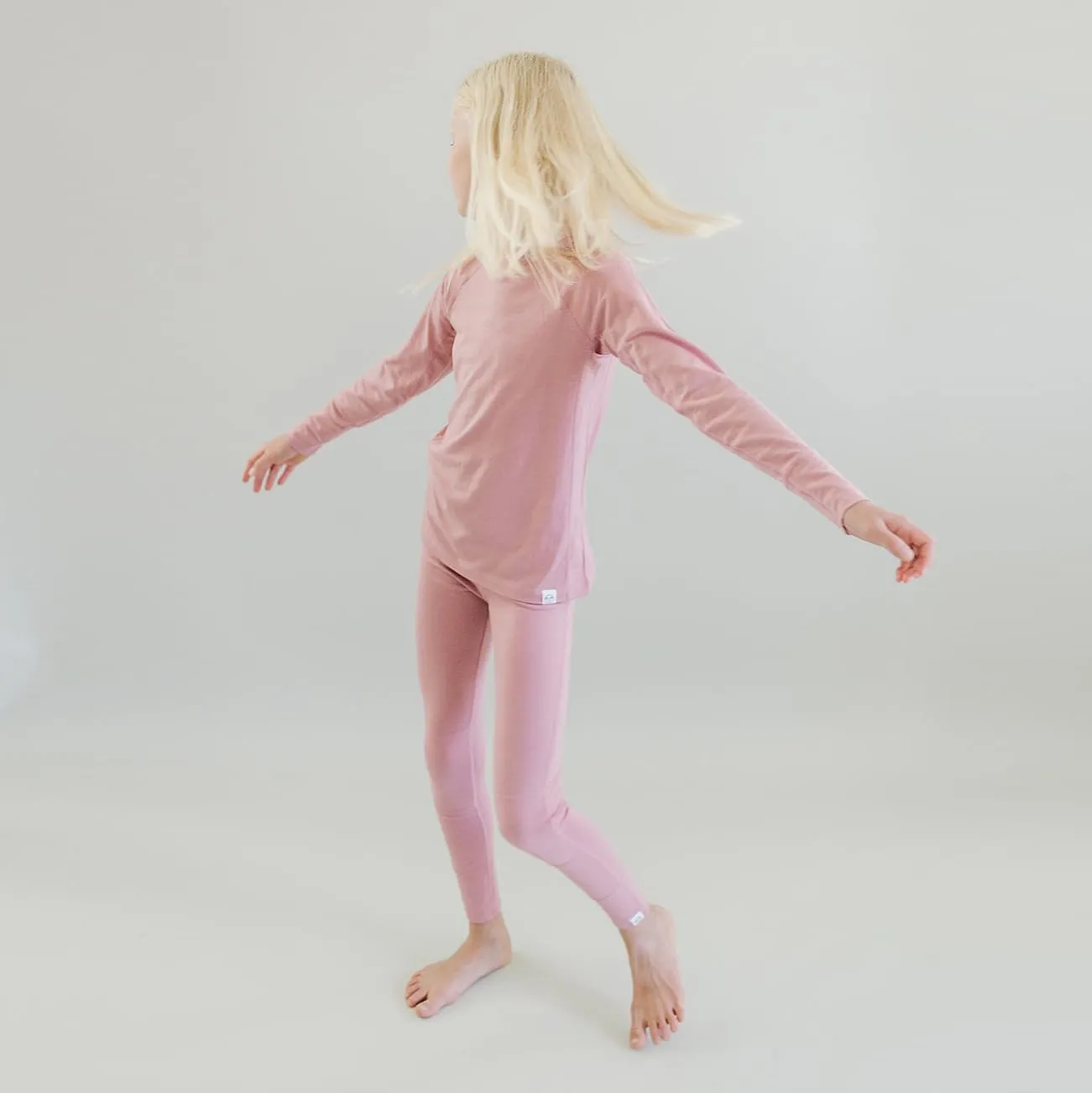 Woolino Merino Wool Base Layer for Kids - Super Soft Kids Long Sleeve Thermal Top - All Natural Base Layer Shirt