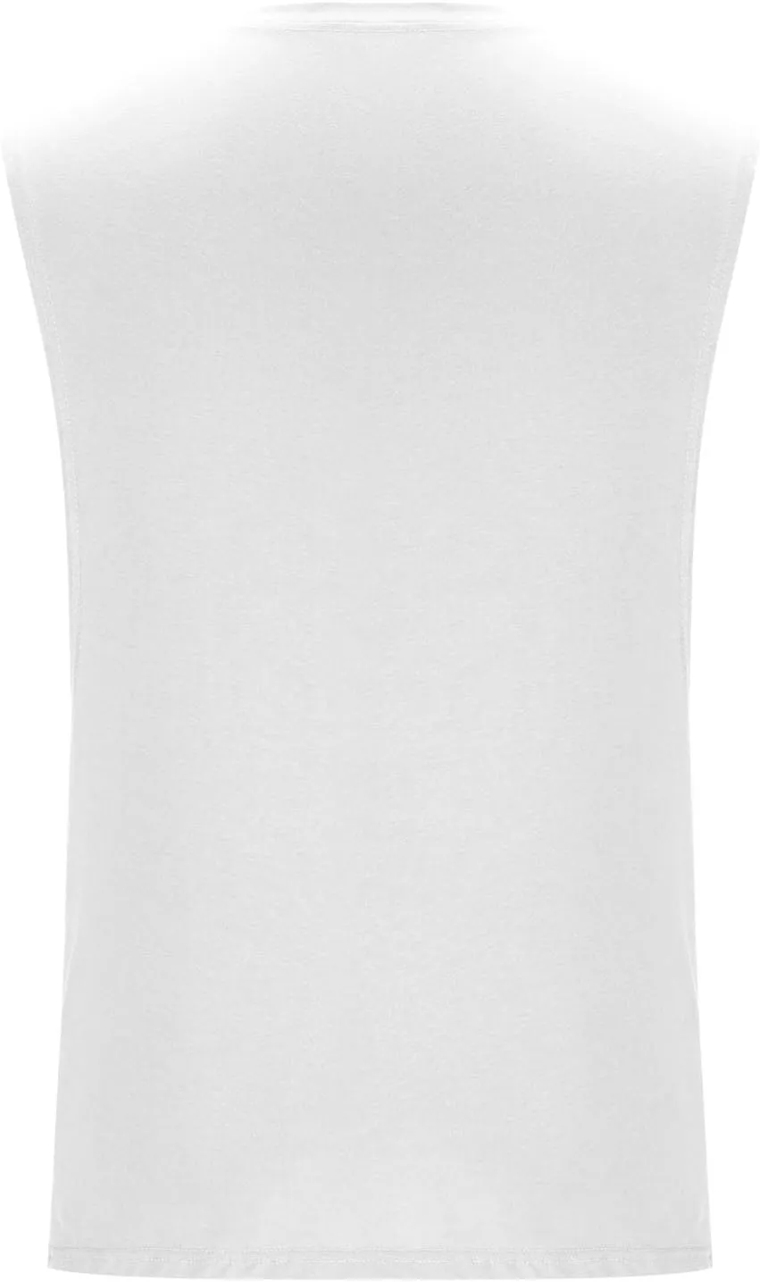 Workout Cut Off Tanks for Men Sleeveless Training Tops Fitness T-Shirts Stylish Athletic Gym Tees Tropical Beach Wear